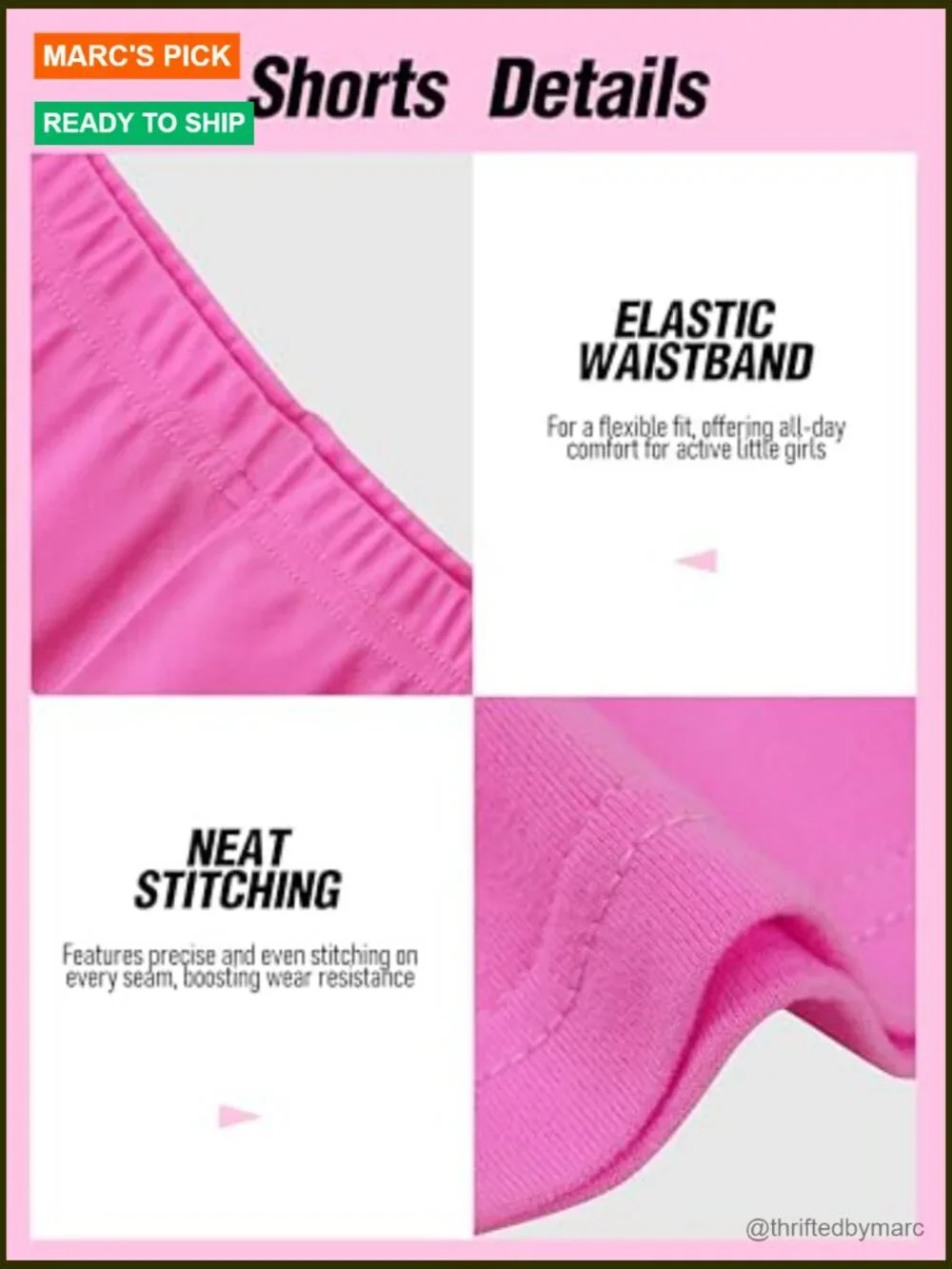 10 Pack Girls Bike Shorts Cartwheel Under Dress Dance Shorts Toddler Kids